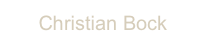 Christian Bock